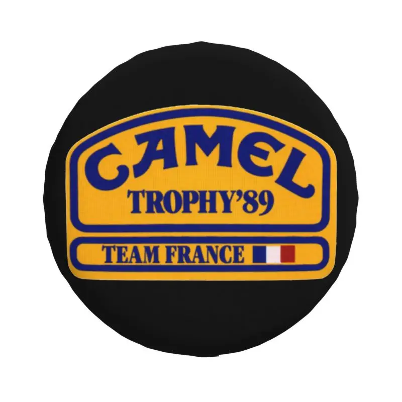 Camel Trophy Logo Spare Tire Cover for Jeep Pajero SUV RV 4WD Car Wheel Protectors Accessories 14