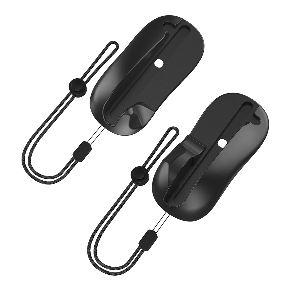 2Pcs Game Controller Mouse Base with Lanyard Left+Right Controller Bracket Stand Holder Wear Resist for NS2 Gmaing Accessories