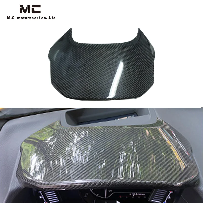 For GR MK5 A91 A90 Dry carbon Upper Speed meter Cluster Cover Interior for Toyota Supra A90 MKV