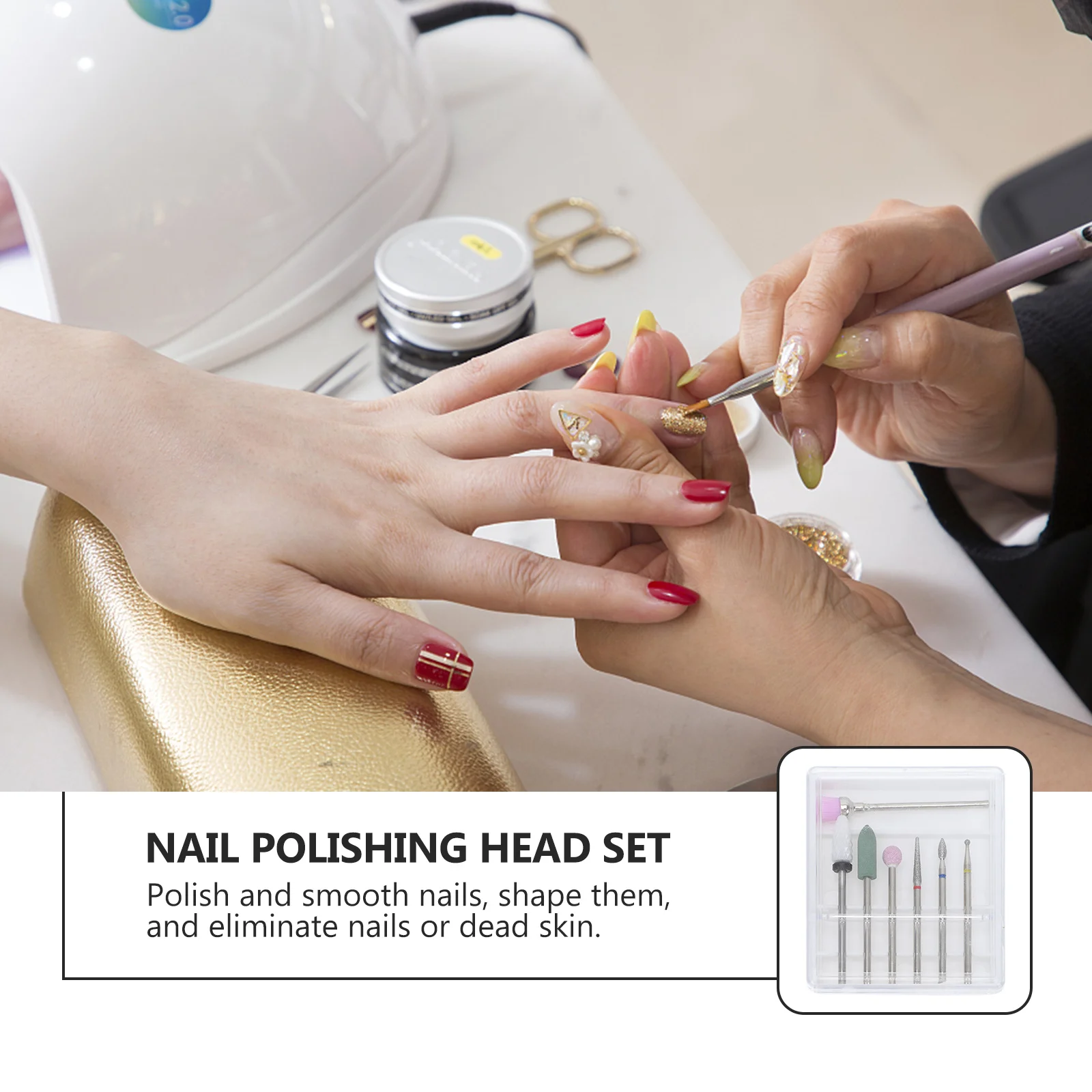 

Шлифовальные сверла для ногтей из вольфрамовой стали, маникюрные инструменты, керамический набор, пилочка, триммер для кутикулы, материалы премиум-класса, не