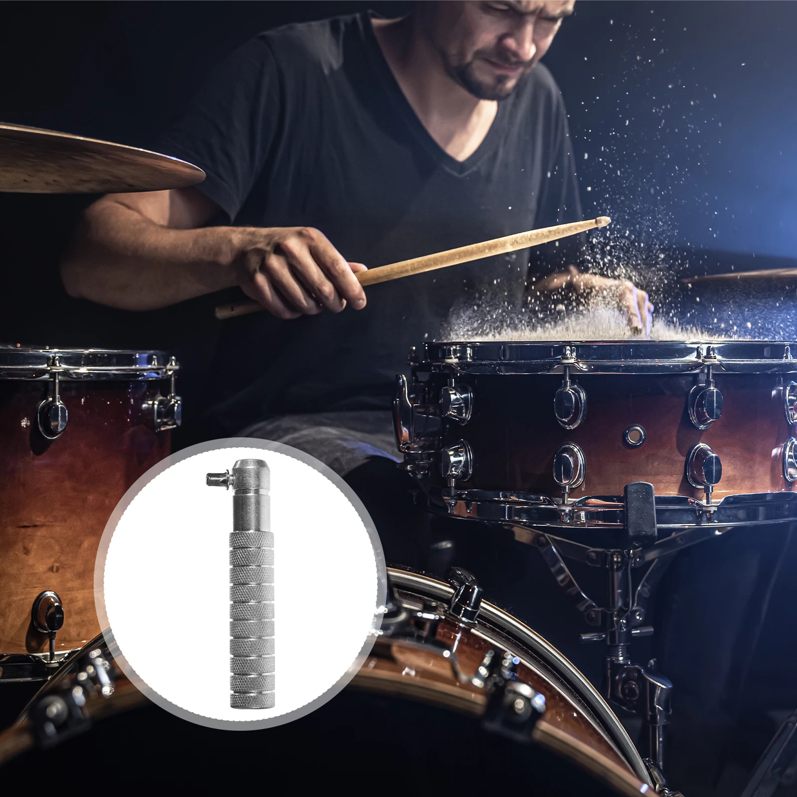 

Cymbal Weight Drum Kit Accessories Stand Musical Instrument Silver Alloy