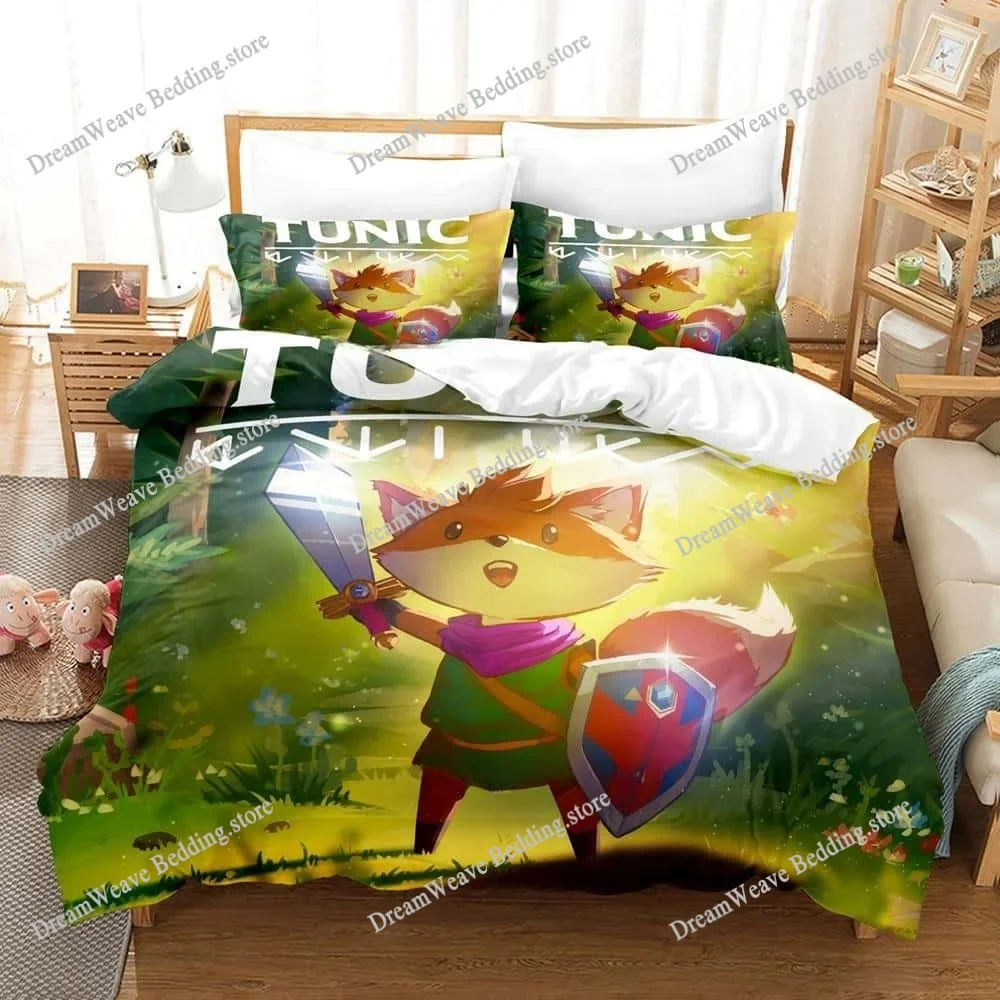 

New 3D Printed Tunic Game Bedding Set Single Twin Full Queen King Size Bed Set Adult Kid Bedroom Duvet Cover Sets Home Textiles