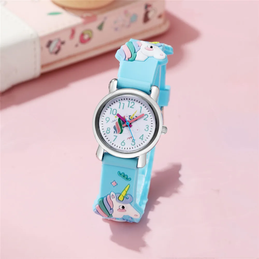 Cute unicorn quartz watch Cartoon Children\'s watch