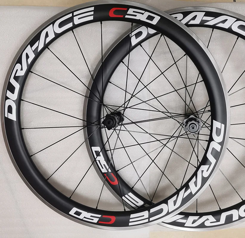 

Width 23mm Carbon Road Bike Clincher Wheel 38/50mm Alloy Aluminum Brake Ratchet Ceramic Hub Custom Sticker Rim Brake Wheelset