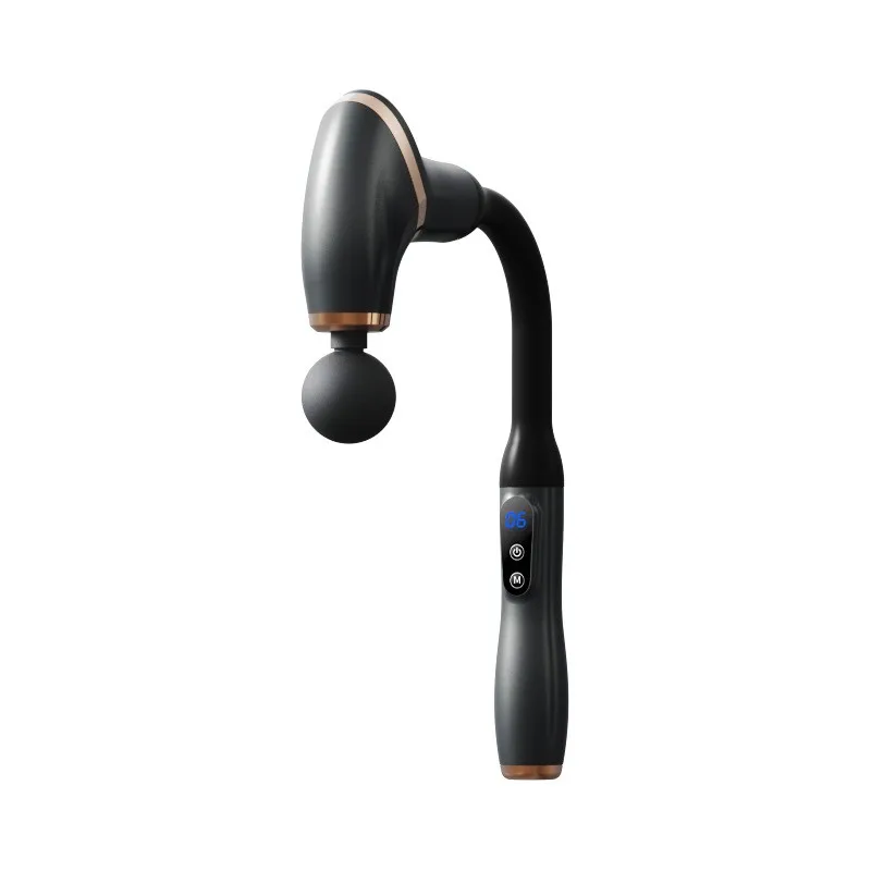 ABIT Professional For Full Body Massage Handheld Curved Fascia Gun With LCD Screen, Multi-Speed Adjustment