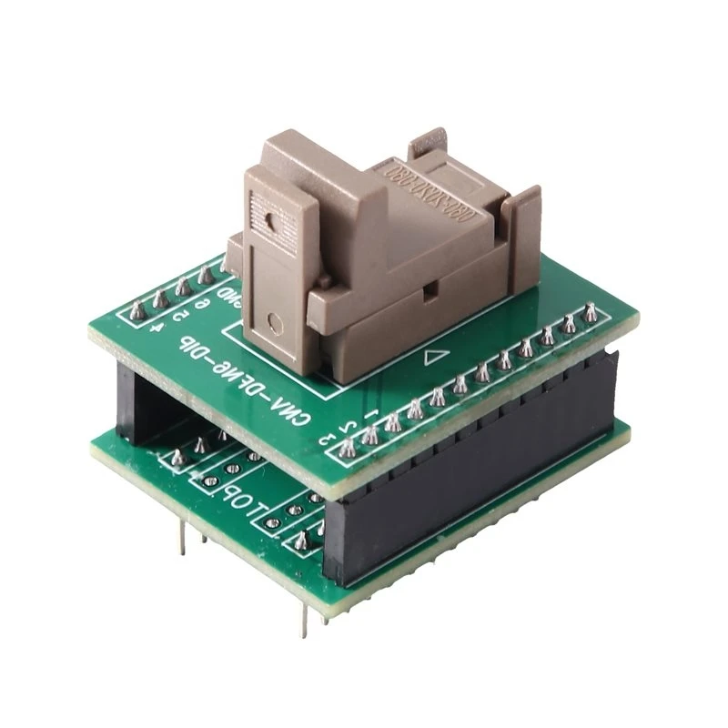 AU61-DFN6-2X2 Adapter For QFN6 IC Testing Socket 0.65Mm Pitch Programmed Design