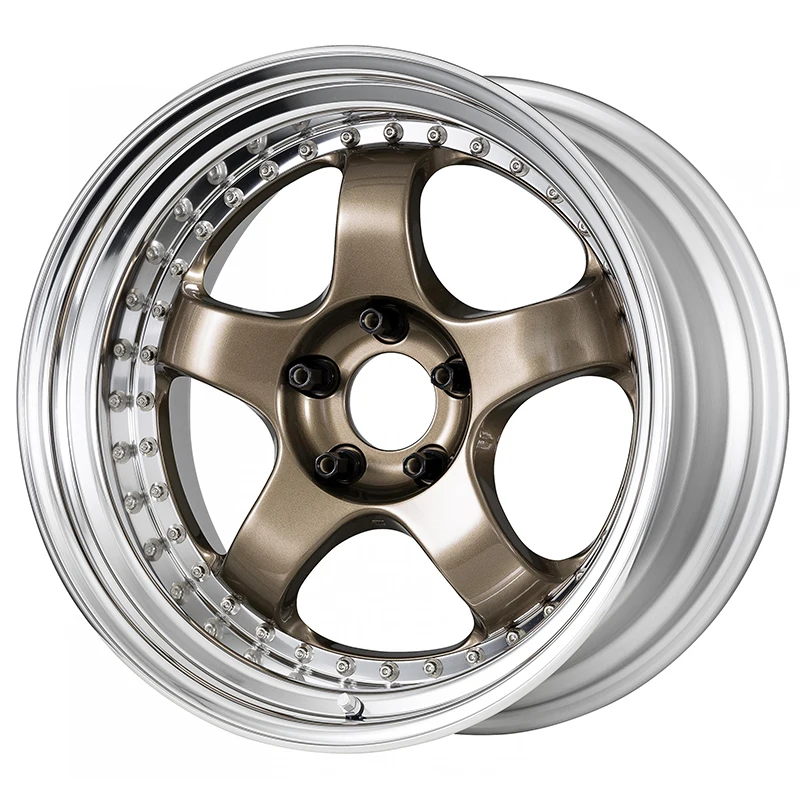 &c Five Spoke Three Piece Forged Wheels for S450 S500 740Li 750Li G80 G90 X3 X4