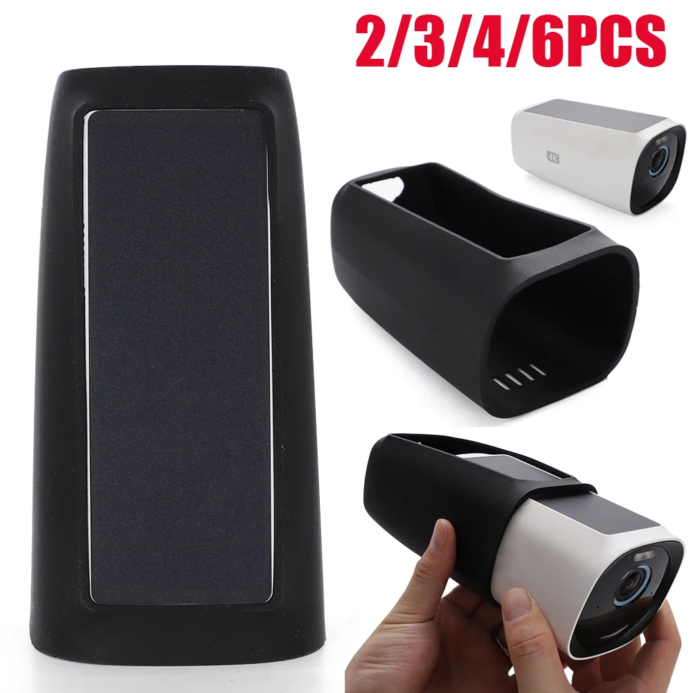 2/3/4/6PCS Security Camera Protective Case for Eufycam S330(eufyCam 3)2/3/4-Cam Waterproof Silicone Case Dustproof Case Cover