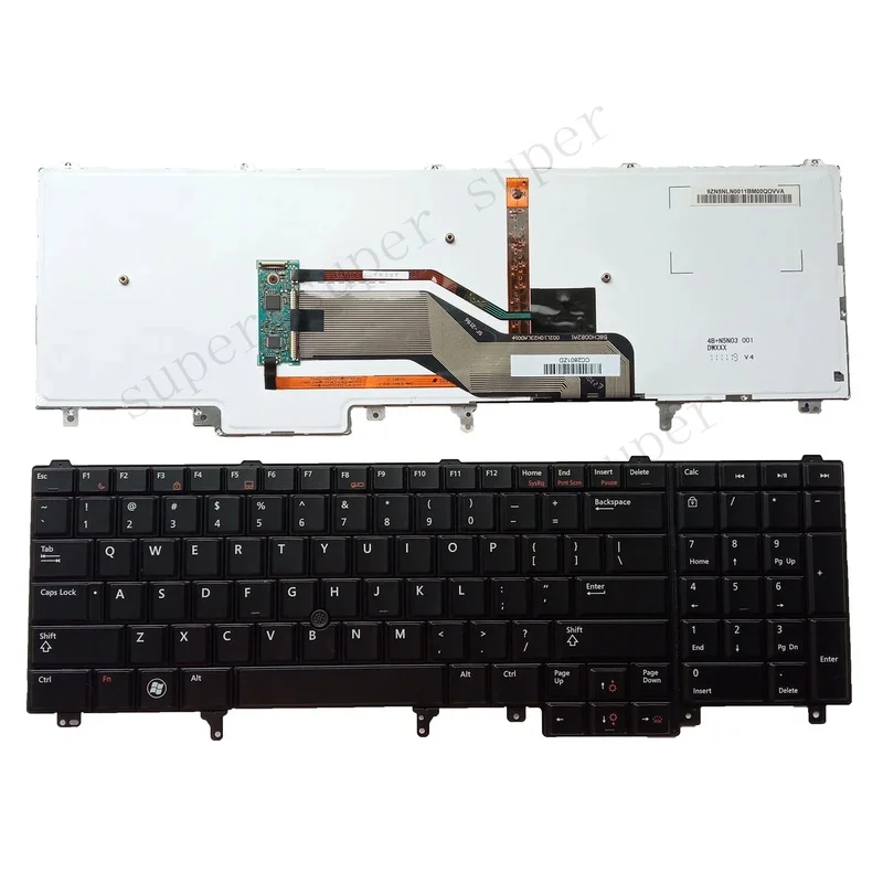 S+   For Dell Latitude E6520 E6540 Precision M4600 M4700 M4800 M6800 Keyboard Backlit