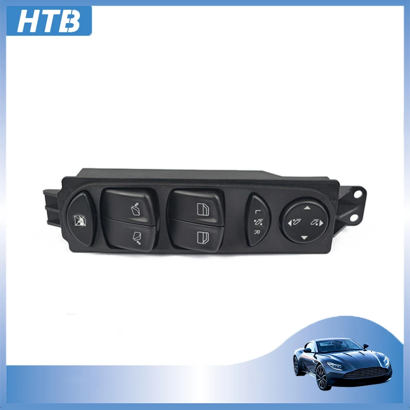 Master electric Power Window Control Switch for Mercedes Benz Viano Vito W639 A6395451313 ABS Car Black Window lock button