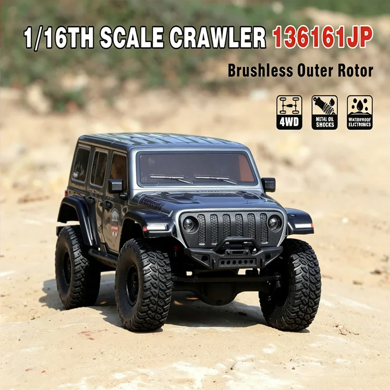 Rgt 1/16 Brushless 4Wd Rc Car 136161Jl Pro Electric Off Road Rock Crawler Vehicle For Adults Outdoor Terrain Play