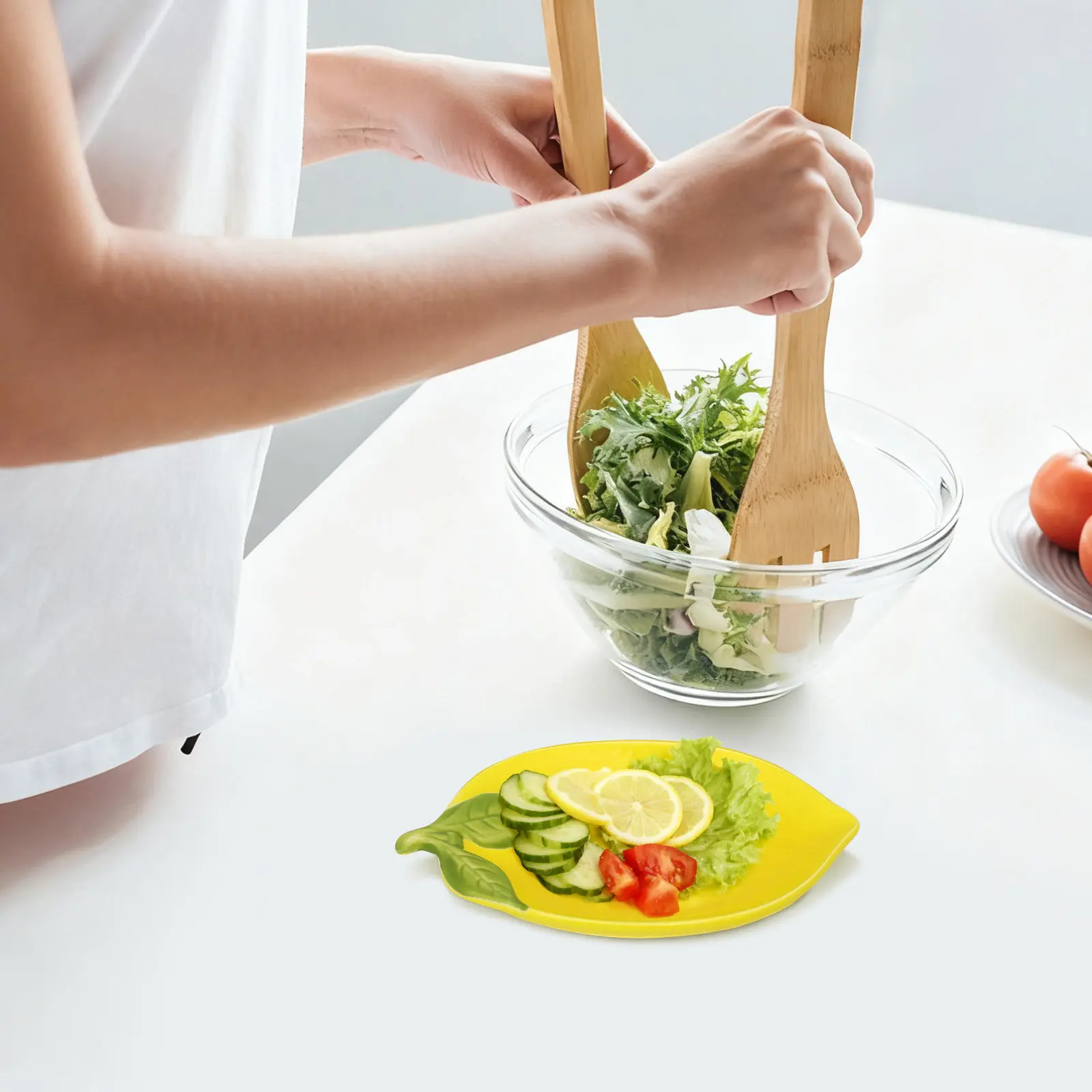 

Набор из 4 керамических чаш для лимонов: тарелки для фруктов, десертов, современная кухонная посуда, подставка для конфет и закусок