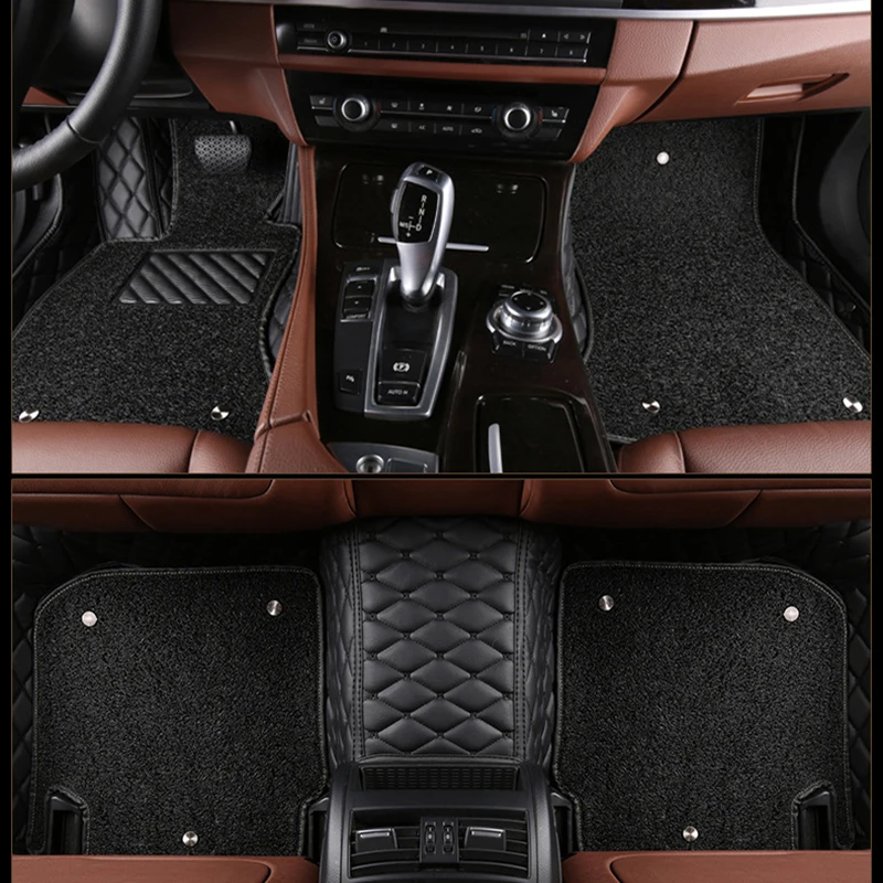 

Two Layers Customized Style Car Floor Mats for Mercedes GLS 7 Seat 2020-2022 Year Interior Details Car Accessories