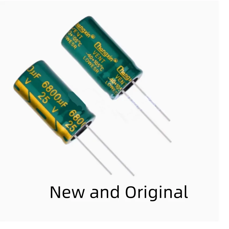 6800UF 25V high-frequency low resistance long-life direct insertion electrolytic capacitor specification 16X30MM