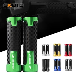 For KAWASAKI Z650 Z 650 2023 - 2018 2017 CNC Aluminum&rubber Motorcycle Accessories PVC Handlebar Grips 7/8