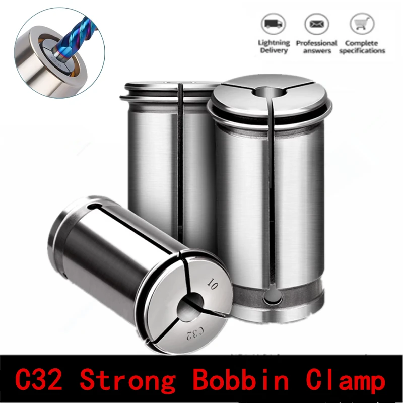 C32 powerful collet diameter 3 4 5 6 7 8 9 10 11 12 13 14 15 16 18 20 22 24 25 mm for CNC milling machine straight shank chuck