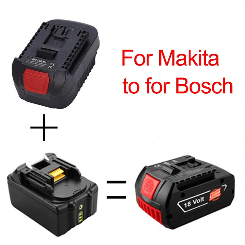 

MT20BSL Battery Adapter Converter for Makita 18V Li-ion Battery Used Convert to for Bosch 18V Electric Tool lithium battery