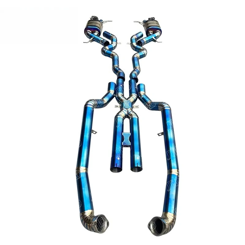 Titanium Alloy Catback Muffler Exhaust System for 2012-2018 M6 F06 F12 F13 Exhaust Equal Length