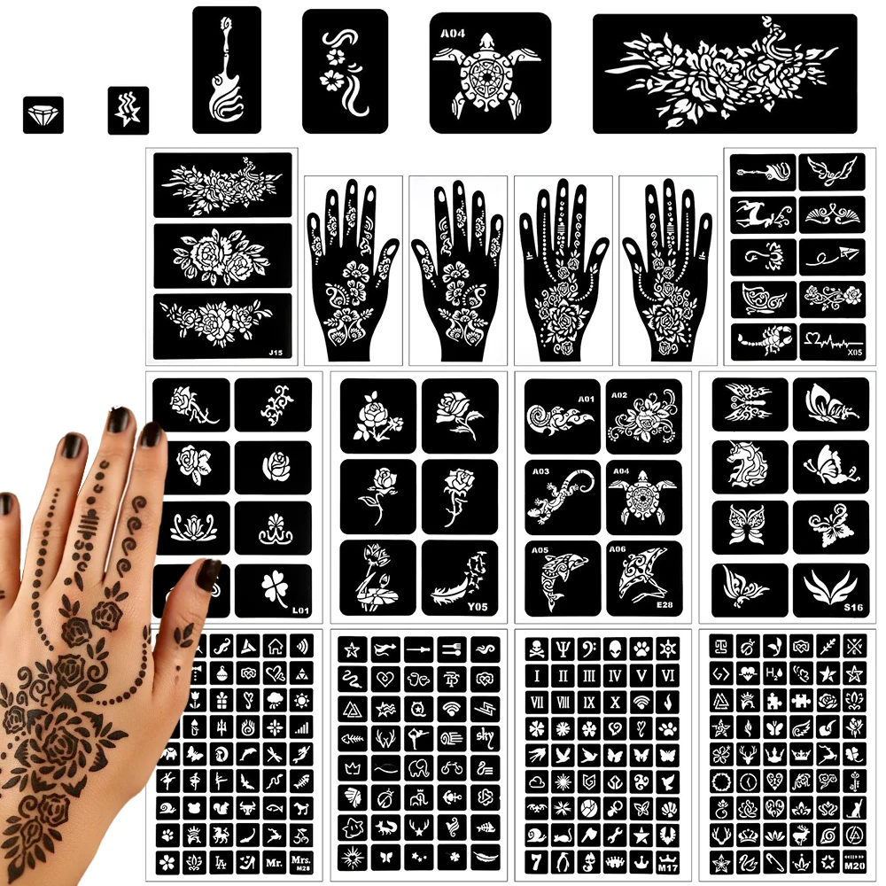 STAMPE PER TATUAGGI RIUTILIZZABILI PER BAMBINI E ADULTI