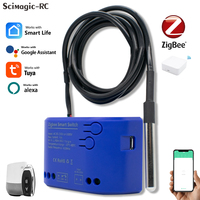 Zigbee Tuya Wifi Smart Temperature Switch 220V Relay 10A Intelligent Thermostat With Energy Consumption Monitor Work With Alexa