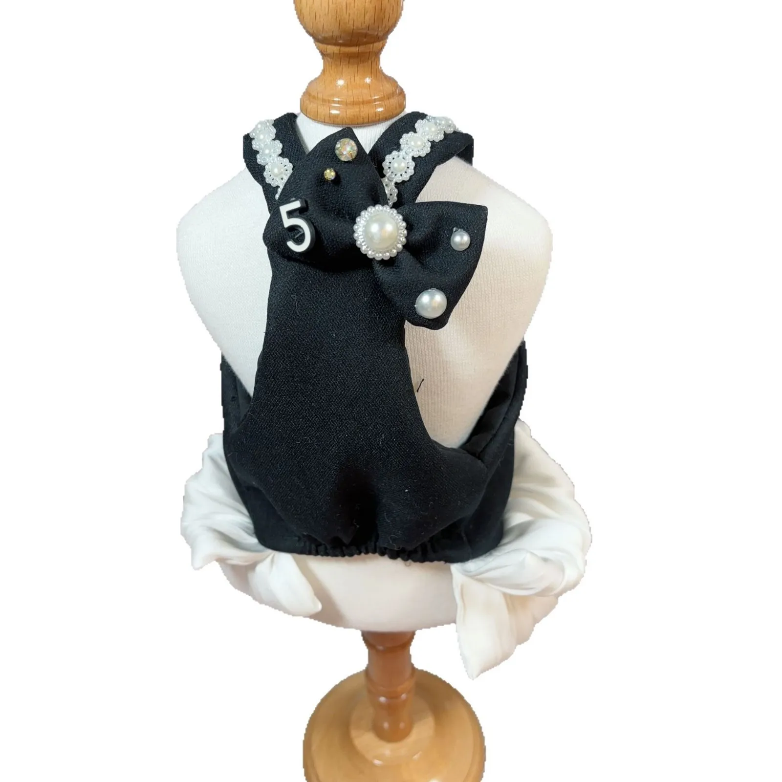 

Pet Dog Dog Black Princess Suspender Skirt Puppy Foreign Cute Little Fragrant Clothes