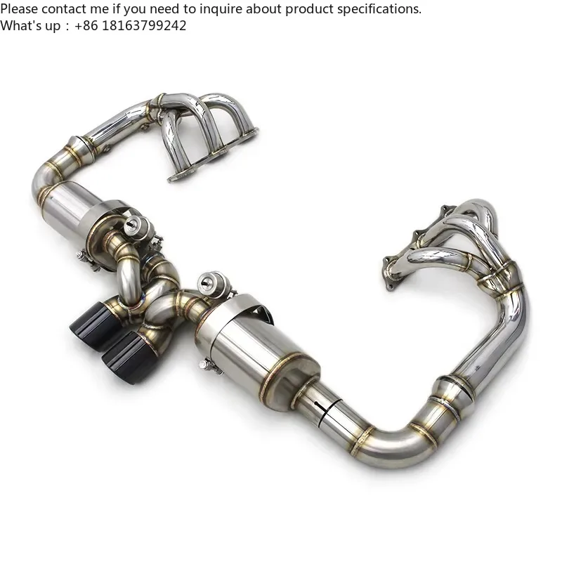 

Upgrade Full Valved Exhaust System Manifold for Porsche 911 991/991.1/991.2 GT3 Vacuum Valves Exhaust Muffler Stainless Steel