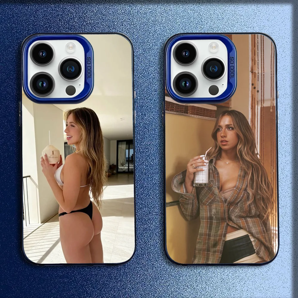 

Singer Tate M-McRae Phone Case For iPhone 16,15,14,13,12,11,Mini,Pro,E,MAX Blue Candy Matte Shockproof Cover