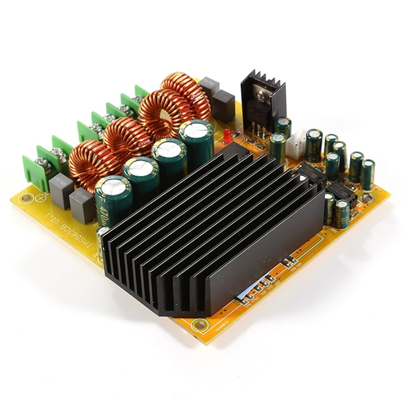 B63B-2Pcs 2X300W Amplifier Board Module Dual Channel TAS5630 With AD827 Preamp Class D Digital HIFI High Power Module