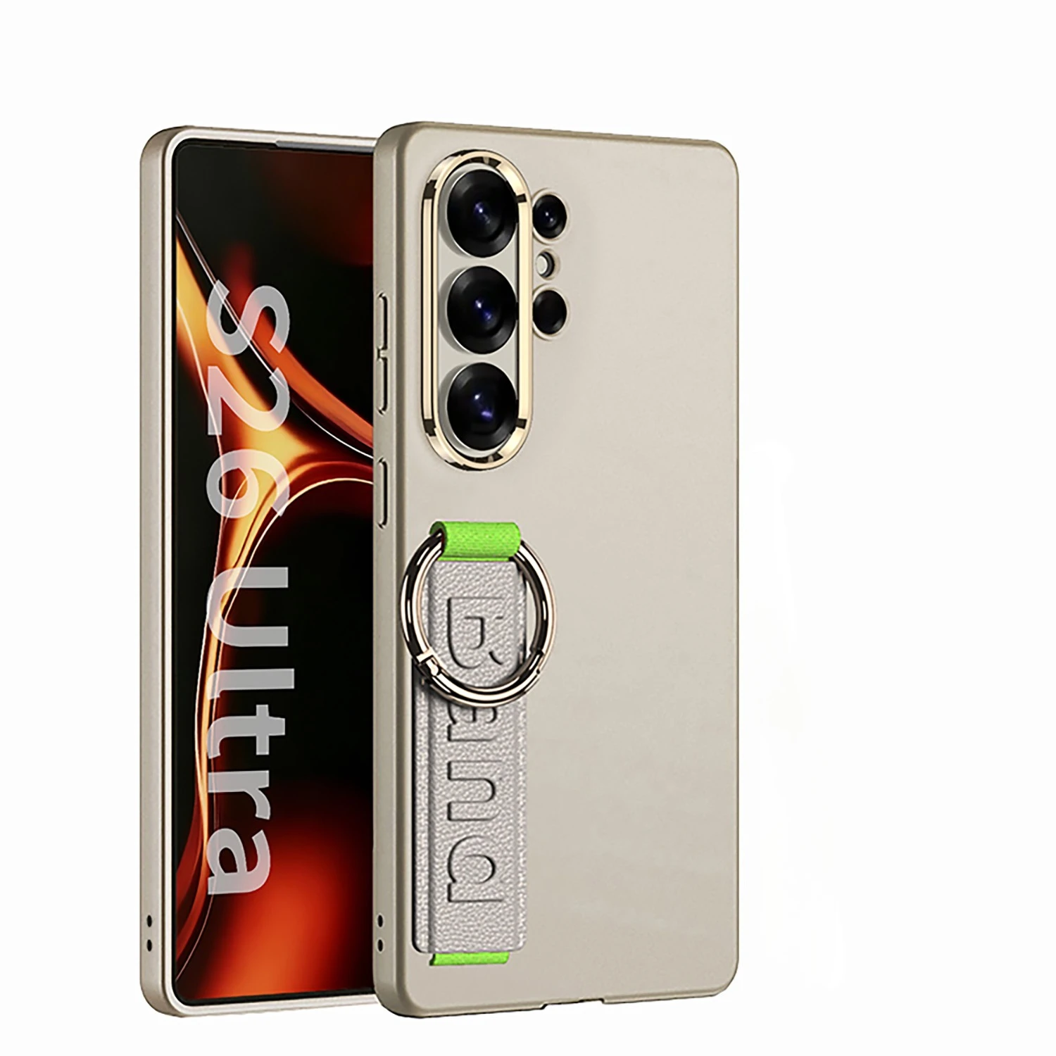Ring-Handgelenkschlaufen-Handyhülle für Samsung Galaxy S26 Ultra Stoßfeste Schutzhülle aus Hartplastik für Galaxy S26 Ultra