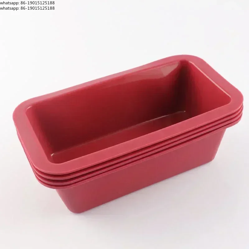 

Силиконовые формы для выпечки, прямоугольные формы для торта с антипригарным покрытием, мини-простые в использовании кухонные аксессуары, кондитерские инструменты, 10 комплектов