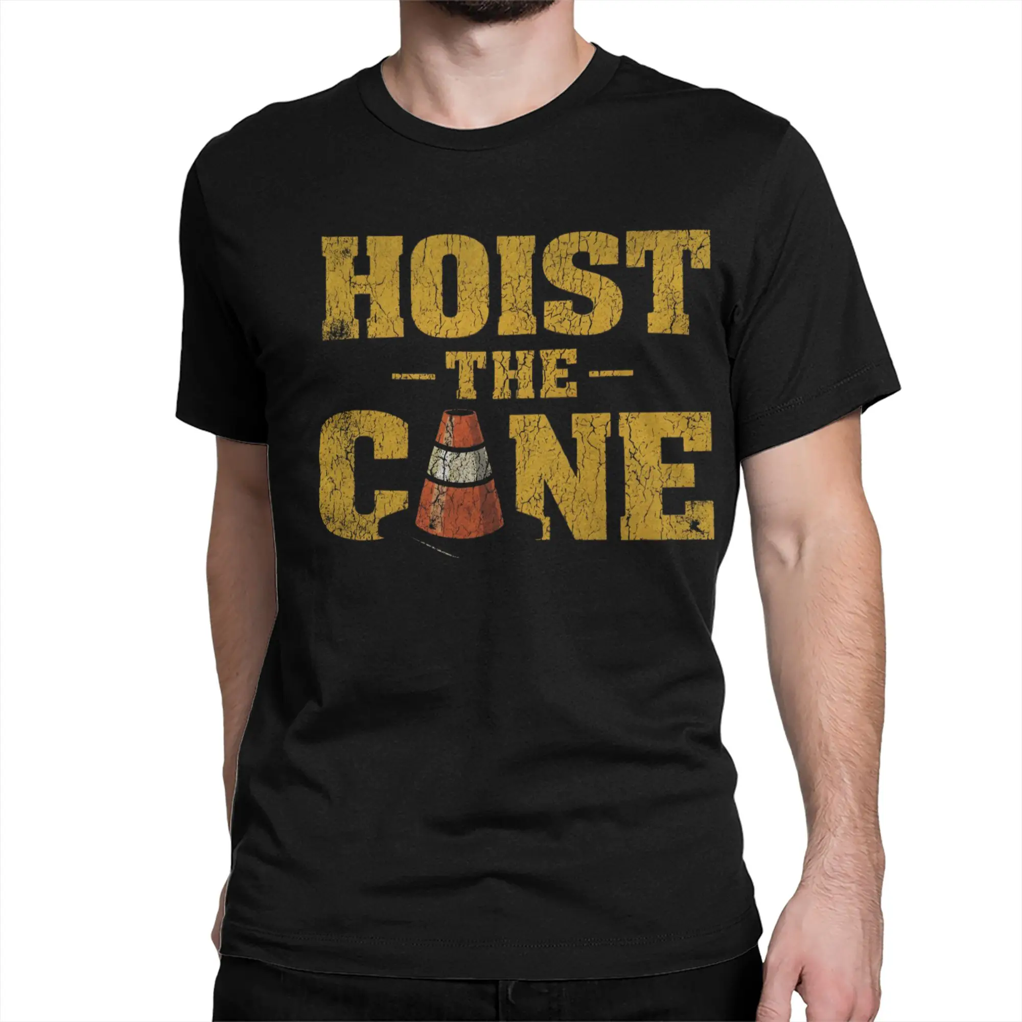 Hoist The Cone Pirates Jolly Roger T Shirts Men Women's Pure Cotton Novelty T-Shirt Crewneck  Tees Short Sleeve Tops Gift Idea