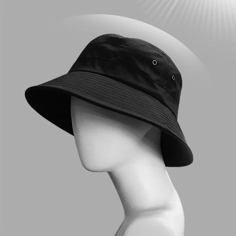 Oversize XXL Quick Dry Bucket Hat for Men Women Big Head Trendy Fisherman Caps Double Side Wear Fishing Sun Caps