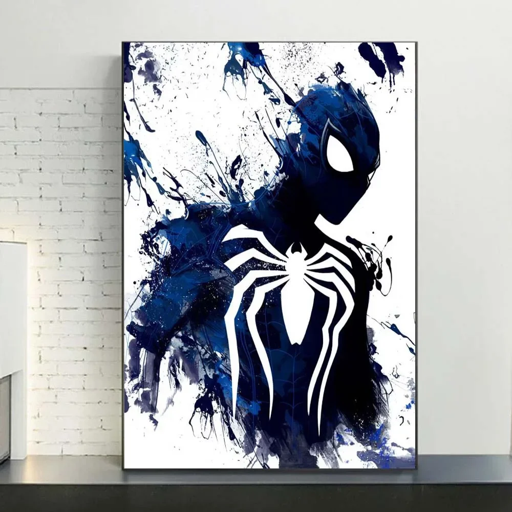 Modern Marvel Movie Watercolor SpiderMan Superhero Canvas Posters Home Wall Art Painting Print Picture Room Decor Murals - view 6