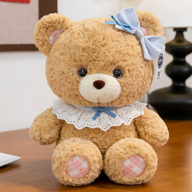 かわいいおしゃれなぬいぐるみテディベア人形カップルおもちゃ誕生日プレゼントソフトぬいぐるみ全年齢対象eva素材男女兼用