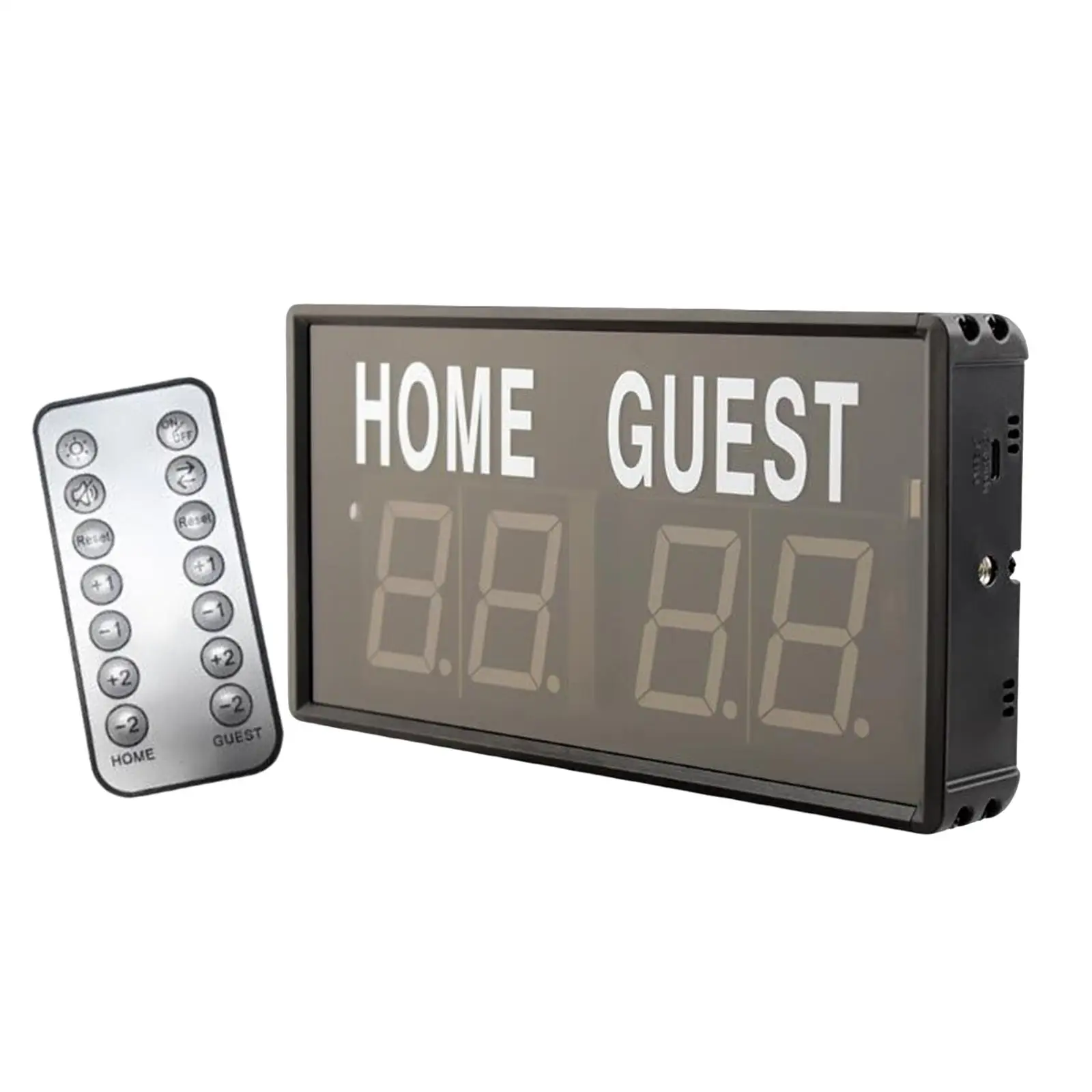 Electronic Scoreboard Digital Scoreboard LED Score Board Tabletop Score Keeper for Home Football Outdoor Basketball Volleyball - view 2