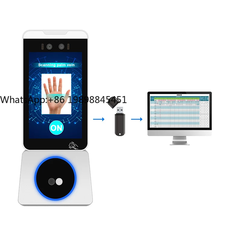 

Palm Vein Scanner Module Access Control Panel Doors Biometric Face Palm Vein Recognition Device With Sdk