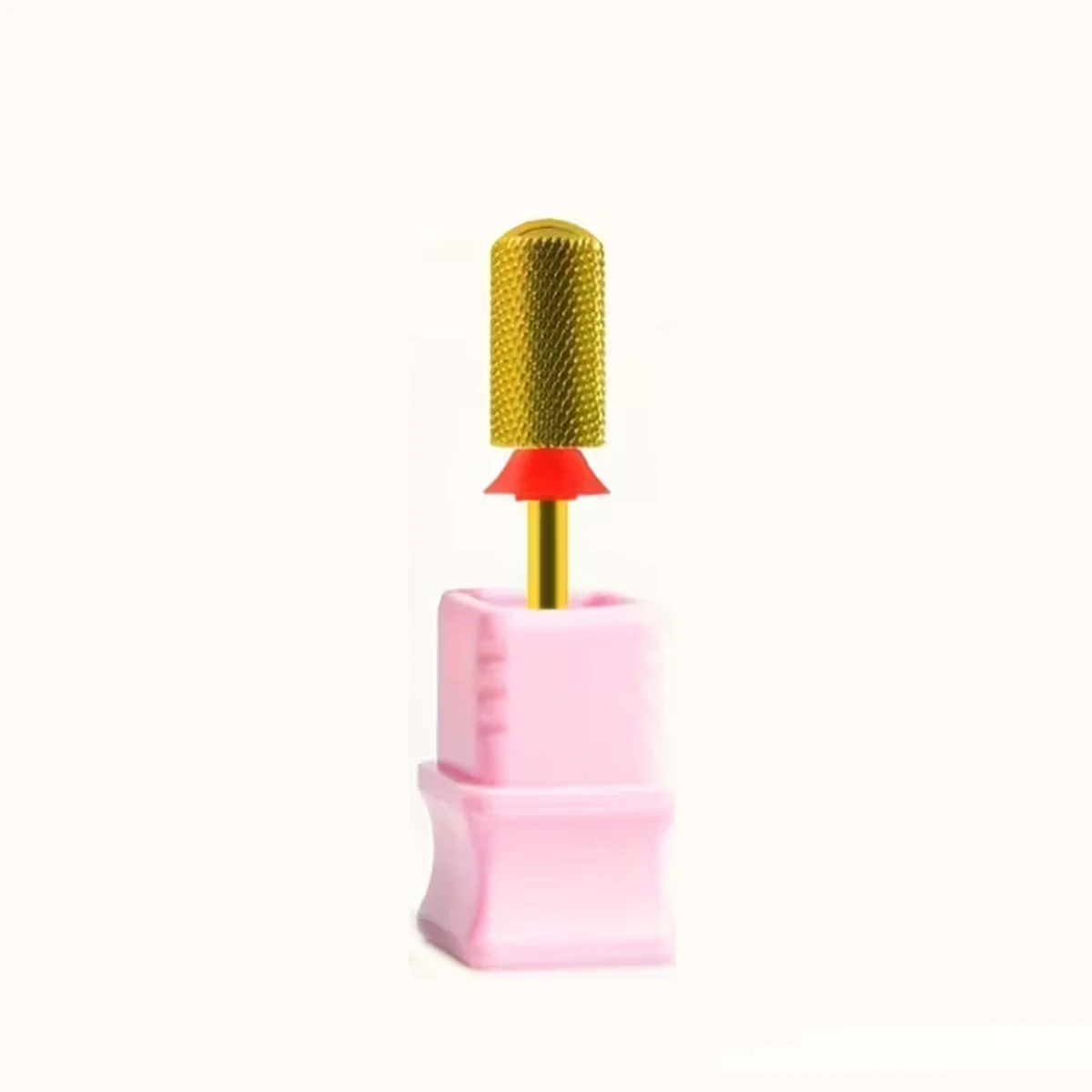 Set di punte per trapano per unghie in metallo duro con punta superiore liscia a canna grande da 6,6 mm Rimuovi rapidamente punte per trapano per unghie in gel per strumenti per unghie acriliche