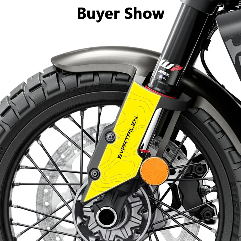 POSFIRA Motorcycle Front Fender Sticker 3D Epoxy Resin Decals for Husqvarna Svartpilen 401/125 2024-2026 Motorbike Accessories - view 6