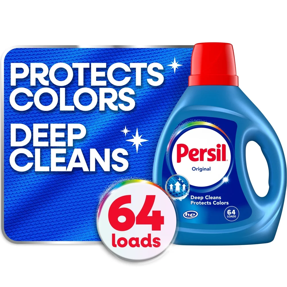 

Жидкое стиральное средство Deep Clean, 84 жидких унций, средство для удаления пятен, высокая эффективность, подходит для всех стиральных машин, 64 нагрузки, оригинальный аромат