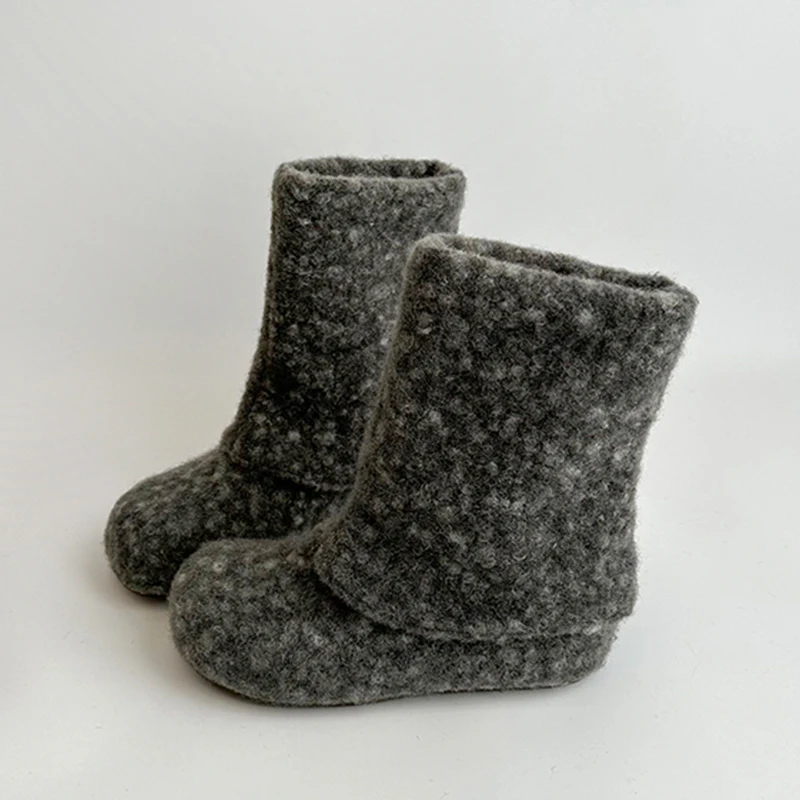 

Ankle Boots for Women Flats Suede Fashion Shoes 2025 Comfort Winter Snow Ankle Boots Warm Trend Designer Short Plush Mujer Botas