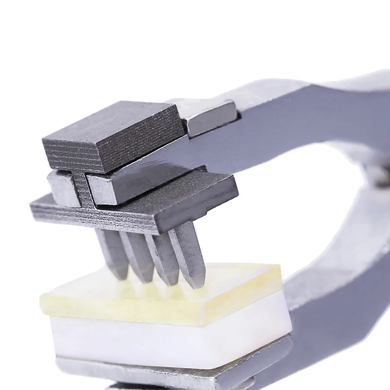 كماشة يدوية جلدية 4 مم خياطة ثقب لكمة نسخة مطورة فرنسا قطع إزميل اليدوية الصلب والجلود البلاستيكية