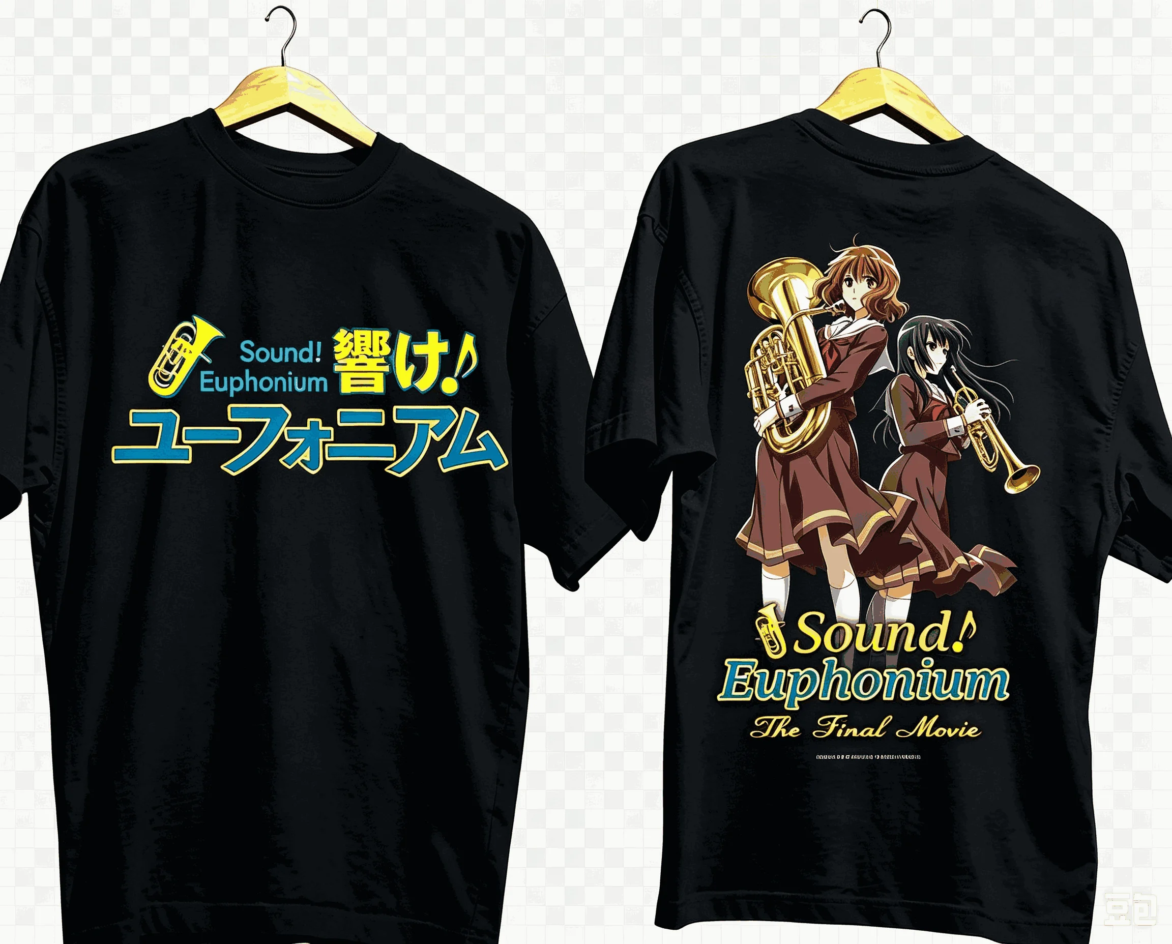 Sound! Euphonium Unisex Casual Fashion T-shirt High Street Oversized Unisex T-shirt Streetwear Trendy Cotton high quality soft