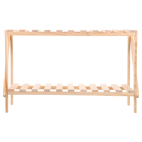 Wooden Plant Stand Multi layered Balcony Garden Flower Pot Rack Shelf Stable Spacious Potted Plants Storage