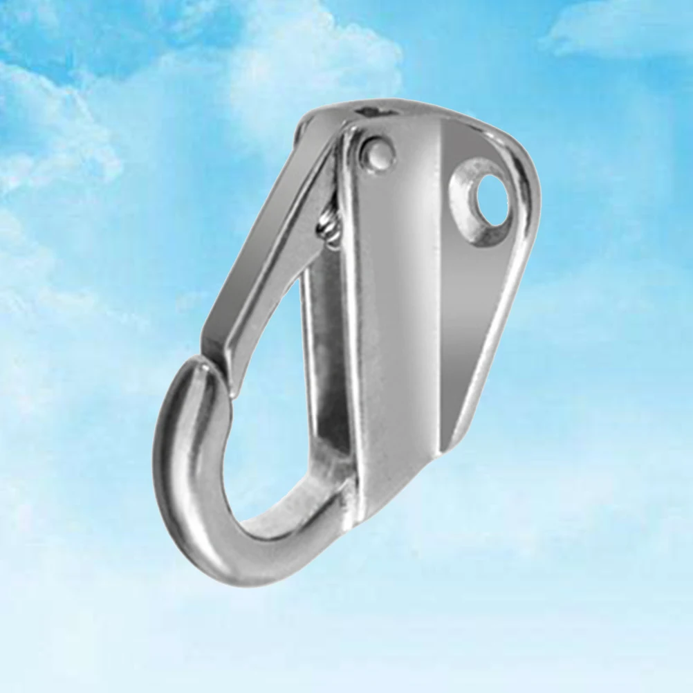 

Hooks Boat Accessories 316 Stainless Steel Spring Eye Hanger Dock Ropes Marine Parts Fending Points Mooring Buoy