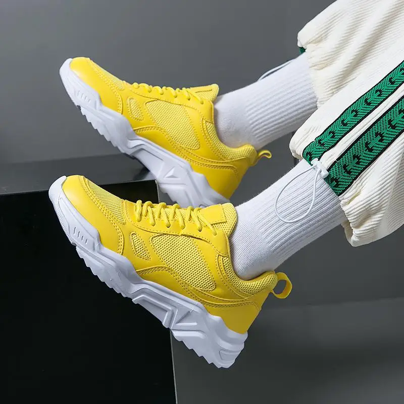 

Fashion Men Running Shoes Breathable Casual Shoes Comfortable Men Walking Sneakers Non-Slip Wear-Resistant Athletic Man Sneakers