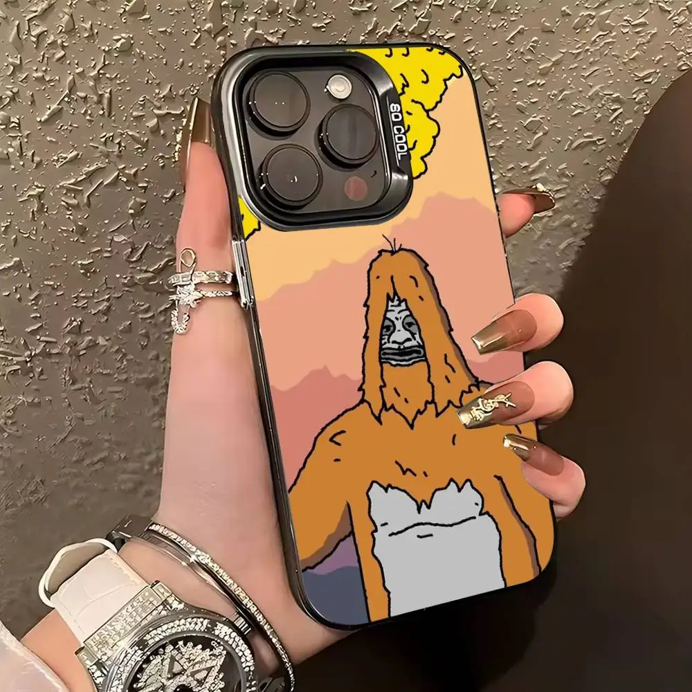 S-Sassy The Sasquatch Phone Case For iPhone 17,16,15,14,13,12,11 Plus,Pro Max,XS,Colored silver phone case