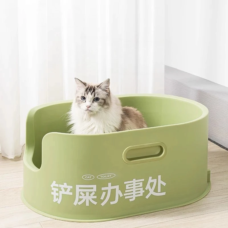 Stainless Steel Jewelry Litter Box Toilet luxury Accessories Litter Box Side Entrance Defecation Areneros De Gatos Home Items