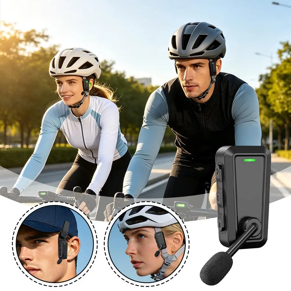 Noise Cancelling Motorcycle Helmet Bluetooth Intercom Waterproof Outdoor Skiing Snowboarding Climbing Riding Hands Free Headset