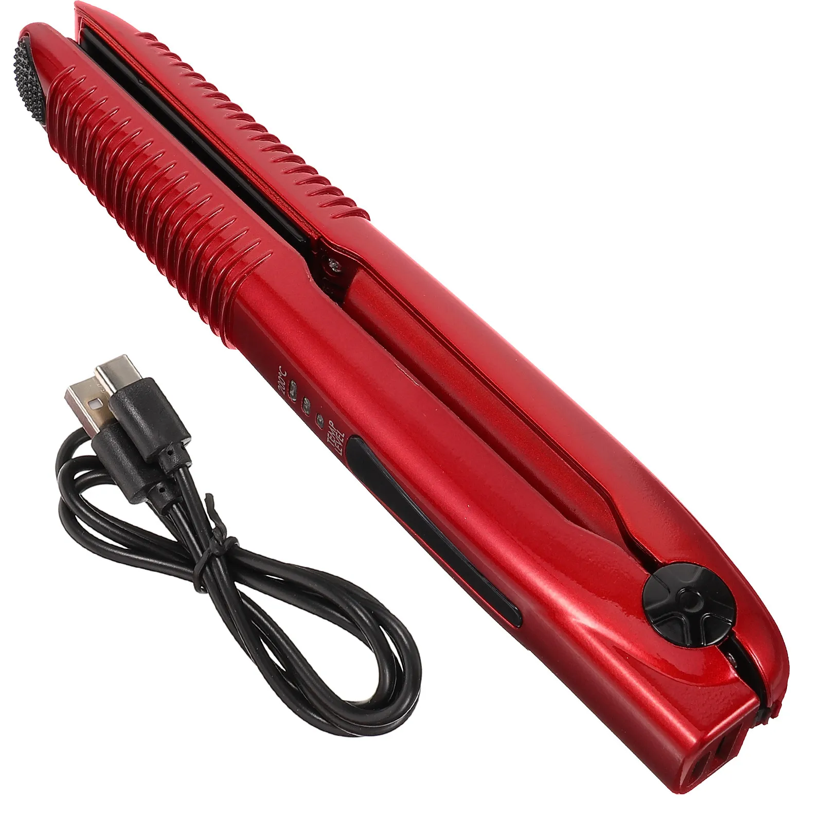 

Rechargeable Hair Straightener Curler Cordless Portable Small Flat Iron with 3 Heat Settings for Easy Styling on The Go