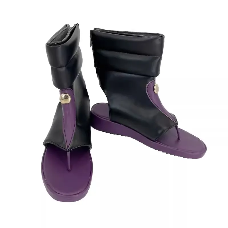 LOL VEX-Chaussures de Cosplay League of ATIONS, Bottes Violettes Extrémités, Accessoires de Costume pour ixd'Halloween